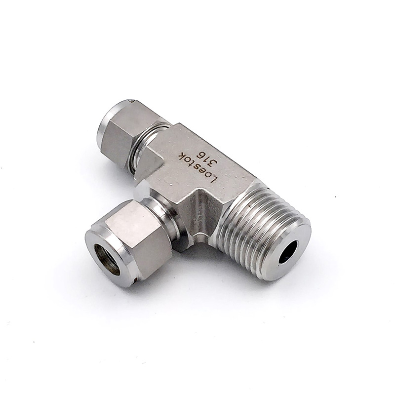 卡套式錐外螺紋側三通接頭MRT型