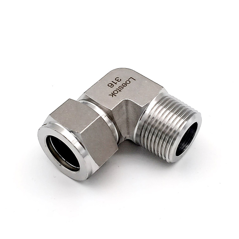 卡套式錐外螺紋彎通接頭ME型