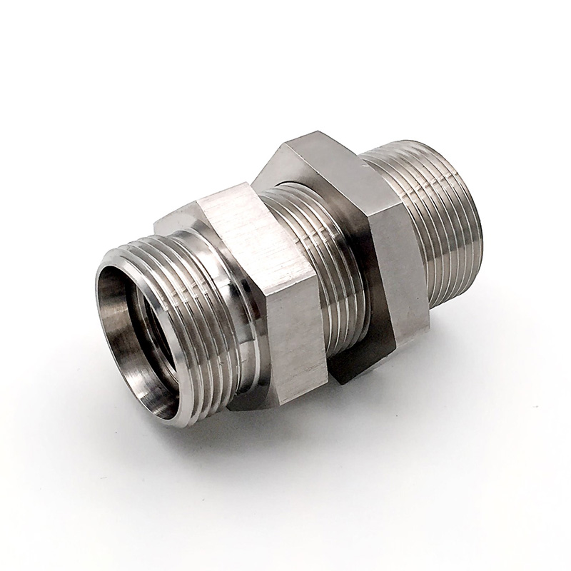 24°卡套隔壁直通接頭