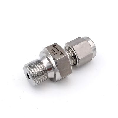 卡套式英制外螺紋組合墊密封直通接頭 GMC型